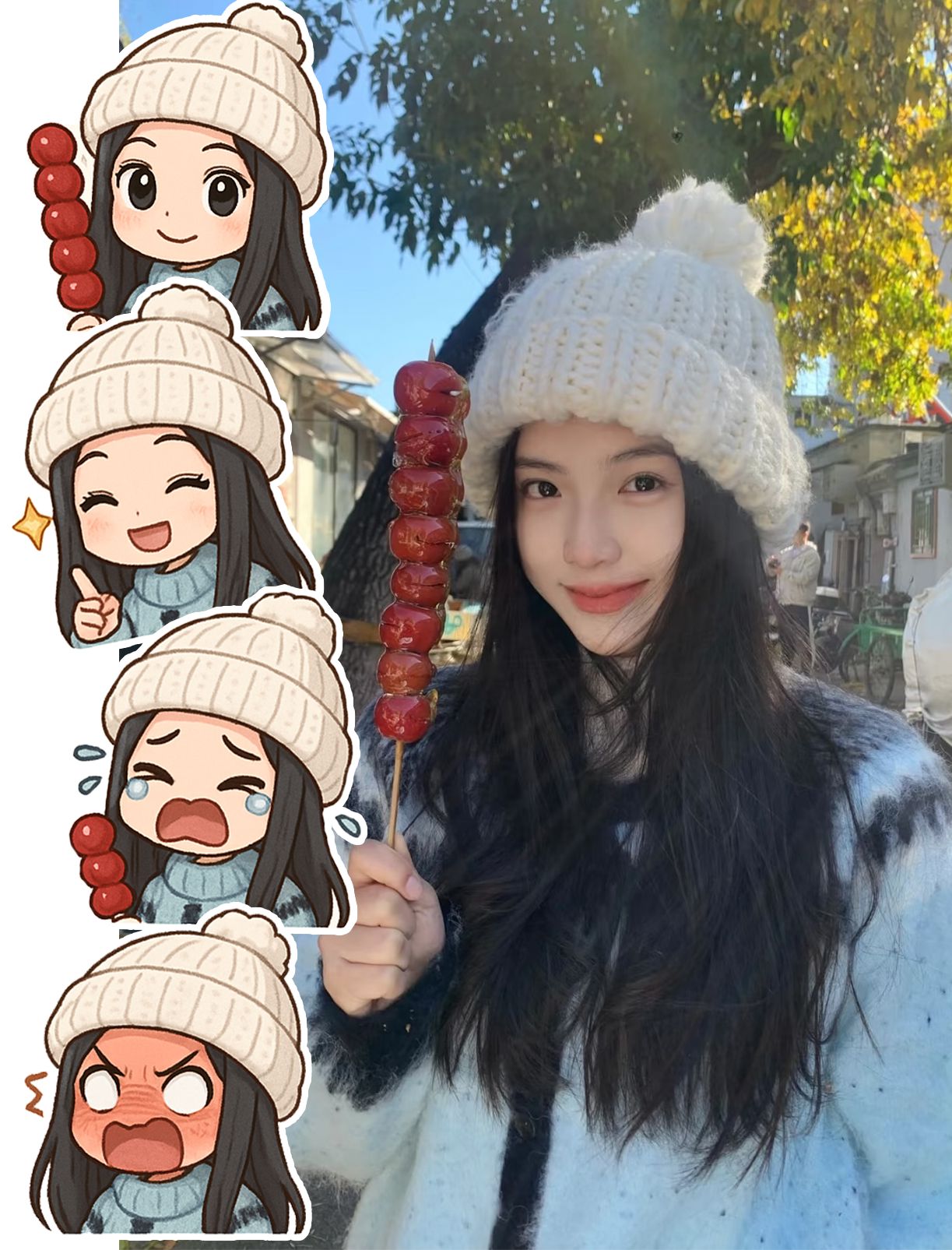 Create unique chibi stickers that look like you